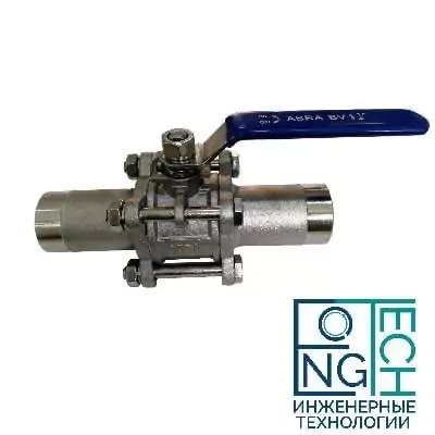 Шаровые краны полнопроходные нержавеющие из стали AISI316 (CF8M) ABRA-BV61L DN8-100 PN40 сварка/сварка длинные патрубки Шаровые краны полнопроходные нержавеющие из стали AISI316 (CF8M) ABRA-BV61L DN8-100 PN40 сварка/сварка длинные патрубки Пермь