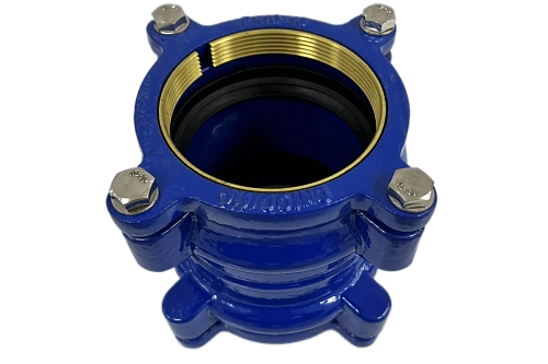 Муфта чугунная соединительная для ПЭ труб ДРК-Е Benarmo Ру10/16 Муфта чугунная соединительная для ПЭ труб ДРК-Е Benarmo Ру10/16 Пермь