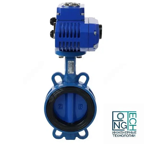 Затвор дисковый поворотный межфланцевый чугунный с чугунным диском манжета EPDM с электроприводом Q 380В Benarmo  Ду50-200 Ру16 Затвор дисковый поворотный межфланцевый чугунный с чугунным диском манжета EPDM с электроприводом Q 380В Benarmo  Ду50-200 Ру16 Пермь