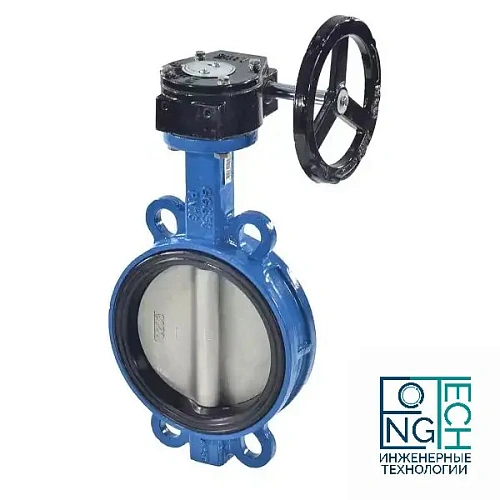 Затвор дисковый поворотный чугунный межфланцевый с нержавеющим диском манжета EPDM с редуктором под электропривод Benarmo Ду400-800 Ру10/16 Затвор дисковый поворотный чугунный межфланцевый с нержавеющим диском манжета EPDM с редуктором под электропривод Benarmo Ду400-800 Ру10/16 Пермь
