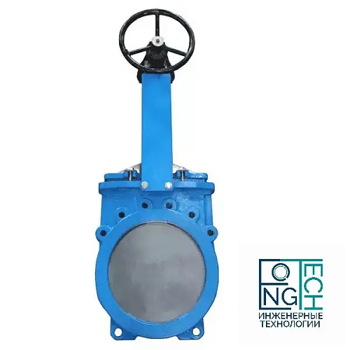 Задвижка шиберная чугунная двусторонняя межфланцевая с редуктором под электропривод Benarmo Ду500-1000 Задвижка шиберная чугунная двусторонняя межфланцевая с редуктором под электропривод Benarmo Ду500-1000 Пермь