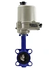 Затвор дисковый поворотный DN.ru WBV3232E-2W-Fb-H Ду250 Ру16, корпус - нержавеющая сталь 316L, диск - нержавеющая сталь 316L, уплотнение - EPDM, с взрывозащищенным электроприводом ГЗ-ОФВ-600/28М 220В Пермь