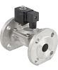 Клапан электромагнитный DN.ru VS631-NF-NC-220VAC Ду32 Ру10, соленоидный двухходовой, корпус - нержавеющая сталь 304, уплотнение - NBR, фланцевый, нормально-закрытый, пилотный, катушка - 220В Пермь
