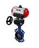 Затвор дисковый поворотный DN.ru WBV1413E-2W-Fb-H Ду150 Ру16, корпус - чугун GGG50, диск - чугун GGG40, уплотнение - EPDM, с пневмоприводом DN.ru PA-DA-105 двойного действия, пневмораспределителем 4М310-08 220В NAMUR, ручным дублером MON3-700-T38-ISO Пермь
