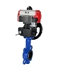 Затвор дисковый поворотный DN.ru WBV1132N-2W-Fb-H Ду125 Ру16, корпус - чугун GG25, диск - нержавеющая сталь 316L, уплотнение - NBR, с пневмоприводом PA-DA-105, пневмораспределителем 4М310-08 220В NAMUR, ручным дублером MON3-700-T38-ISO Пермь