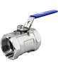 Кран шаровой DN.ru BV3232P-SP-T-H Ду50 Ру63 стандартнопроходной двухходовой, нержавеющая сталь SS316, внутренняя резьба, уплотнение - PTFE, ручка-рычаг Пермь
