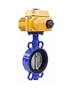 Затвор дисковый поворотный DN.ru WBV1132N-2W-Fb-H Ду250 Ру16, корпус - чугун GG25, диск - нержавеющая сталь 316L, уплотнение - NBR, с электроприводом DN.ru QT-N-040EM-O1-24ВDC-У1 24В Пермь