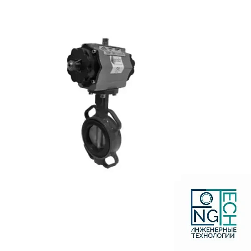 Затвор поворотный дисковый с пневмоприводом ABRA 863 двойного действия ArTorq PA DA (-20°C...+80°C) Ду 32-300 Затвор поворотный дисковый с пневмоприводом ABRA 863 двойного действия ArTorq PA DA (-20°C...+80°C) Ду 32-300 Пермь