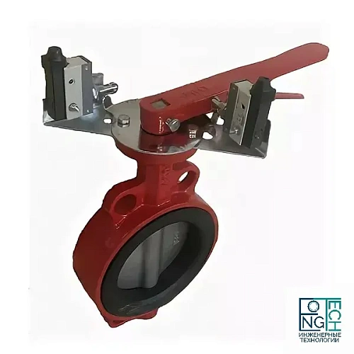 Затвор поворотный межфланцевый чугунный с рукояткой с диском из нерж. стали AISI 316 с концевыми выключателями ABRA-BUV-VF866D Затвор поворотный межфланцевый чугунный с рукояткой с диском из нерж. стали AISI 316 с концевыми выключателями ABRA-BUV-VF866D Пермь