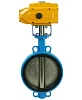Затвор дисковый поворотный DN.ru WBV1413E-2W-Fb-H Ду300 Ру16, корпус - чугун GGG50, диск - чугун GGG40, уплотнение - EPDM, с электроприводом DN.ru QT-N-060EM-A1-220VAC-У1 220В (4-20мА) HARK Пермь