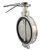 Затвор дисковый поворотный DN.ru WBV3232E-2W-Fb-H Ду250 Ру16 межфланцевый, корпус - нержавеющая сталь 316L, диск - нержавеющая сталь 316L, уплотнение - EPDM, с рукояткой, квадрат 22х22, F10 Пермь