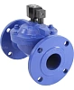 Клапан электромагнитный DN.ru VS610-EF-NC-220VAC Ду65 Ру10, соленоидный двухходовой, корпус - чугун, уплотнение - EPDM, фланцевый, нормально-закрытый, пилотный, катушка - 220В Пермь