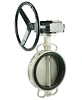 Затвор дисковый поворотный DN.ru WBV3232E-2W-Fb-H Ду80 Ру16 межфланцевый, корпус - нержавеющая сталь 316L, диск - нержавеющая сталь 316L, уплотнение - EPDM, с редуктором RDN RQN1-150Z-T24 Пермь