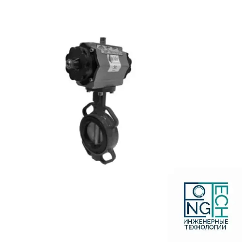 Затвор поворотный дисковый с пневмоприводом ABRA 863 одностороннего действия (с пружинным возвратом) ArTorq PA SR (-20°C...+80°C) Ду 32-300 Затвор поворотный дисковый с пневмоприводом ABRA 863 одностороннего действия (с пружинным возвратом) ArTorq PA SR (-20°C...+80°C) Ду 32-300 Пермь