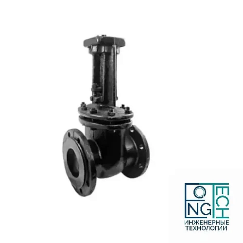 Задвижка чугунная двухдисковая с выдвижным шпинделем 30ч906бр DN 50÷400 мм PN 1,6 МПа Задвижка чугунная двухдисковая с выдвижным шпинделем 30ч906бр DN 50÷400 мм PN 1,6 МПа Пермь
